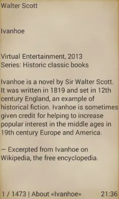 Ivanhoe android App screenshot 2